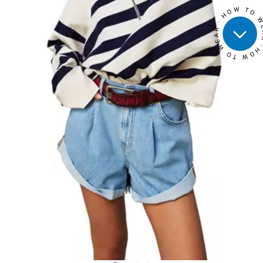 Free People Denim Shorts